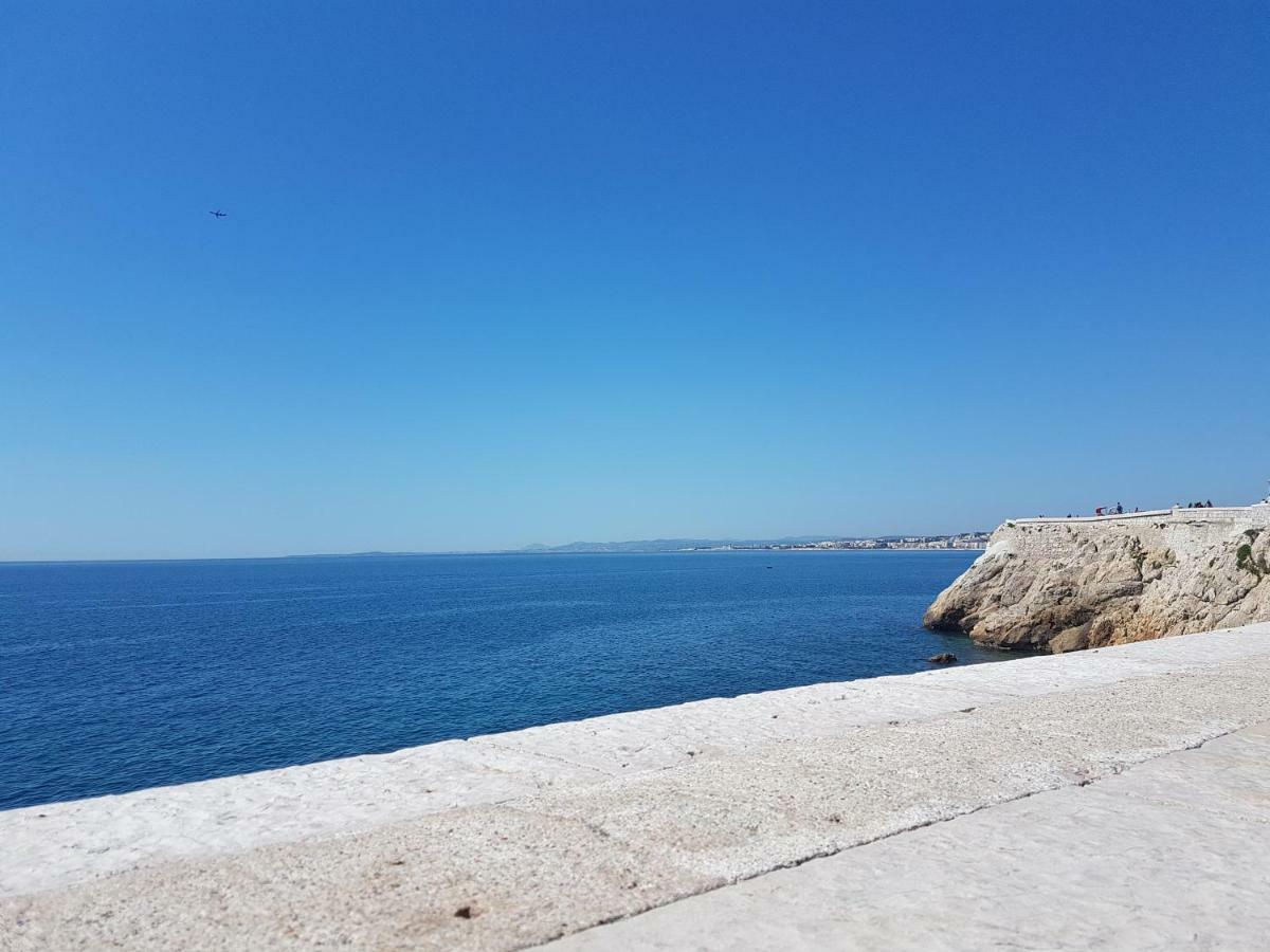 Les Palmiers A 700M De La Mer Nice Luaran gambar